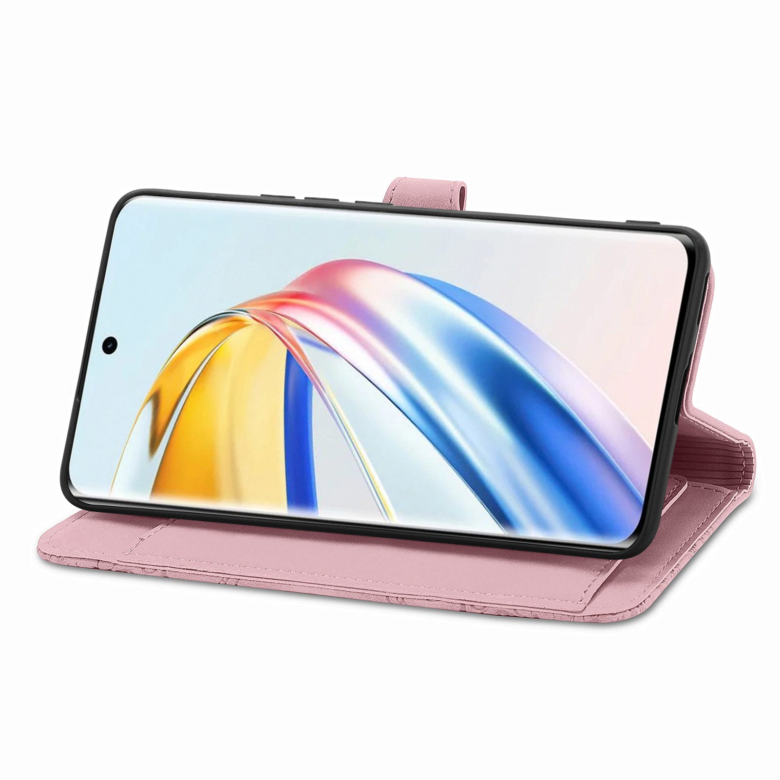 For Honor X9b 5G / Magic6 Lite 5G Case Flower Imprinted PU Leather Phone Wallet Cover For Honor X9b 5G / Magic6 Lite 5G Case Flower Imprinted PU Leather Phone Wallet Cover